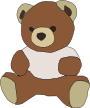 teddy bear a colorier