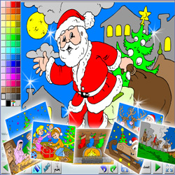 Les coloriages en ligne de Noël